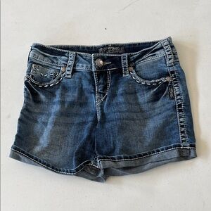 Silver Jeans Denim Blue Women's Shorts Size 27